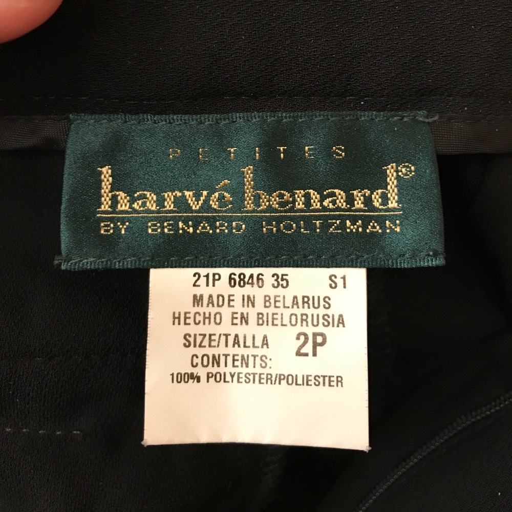 High-Rise Black Women's Tailored Pants
